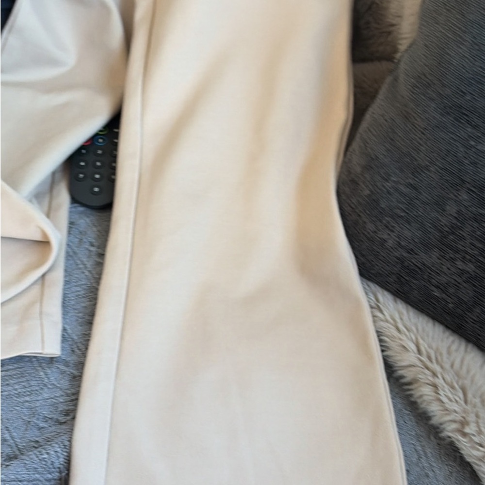 Jack and Jones Cream Straight Leg Pants